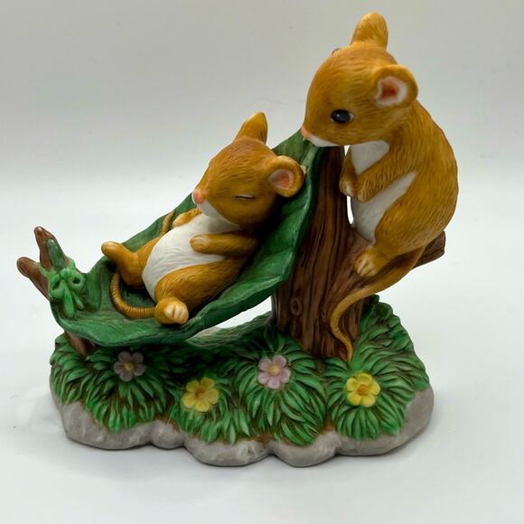 Home Interiors 1998 Nap time Mice - Picture 1 of 12